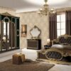 Dormitor Barocco Nero Gold