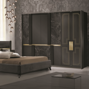 Dormitor Beata Nero Gold