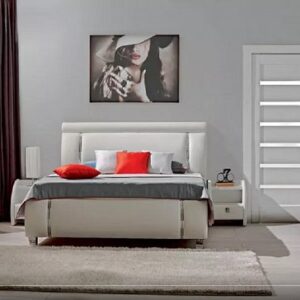 Dormitor Cristal alb