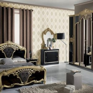 Dormitor Eva Nero Gold