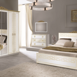 Dormitor Olimp Bianco Gold/Silver