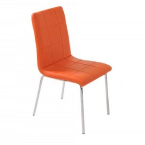 Scaun  metal portocaliu