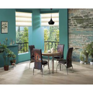 Set masa cu scaune Luna cafea