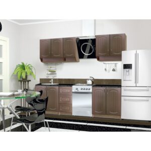 BUCATARIE COROLA MDF 2.0M SONOMA+FINELINE MOCCA