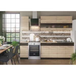 BUCATARIE MASHA WESO 2M WENGE+SONOMA