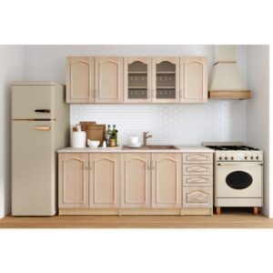 Bucatarie OLEA MDF 2M MESTEACAN CU BLAT INTREG