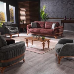 Canapea extensibila Rosso cu 3 locuri
