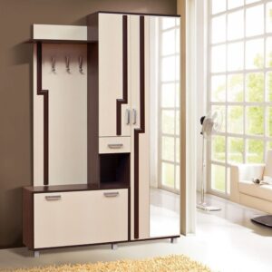 CUIER REPRIZA, 140x38x209cm, WENGE/MESTEACAN