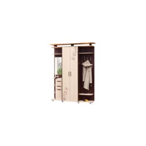 Cuier SILUET 3, 170x47x215cm, Wenge/Mesteacan