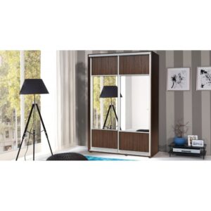 DRESSING 2 USI GLISANTE C37 WENGE 190x60x200cm