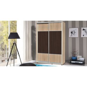 DRESSING 2 USI GLISANTE C739 SONOMA+WENGE 180x60x200cm
