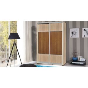 DRESSING 2 USI GLISANTE C764 SONOMA+NUC 180x60x200cm