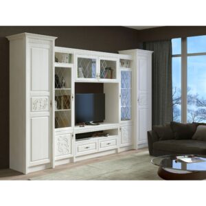 LIVING LIUSI MDF ALB 340X54X220CM