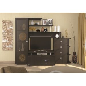 LIVING MARTA WENGE, 256X50X190CM