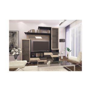 LIVING MARTA WENGE+MESTEACAN 190X40X185cm