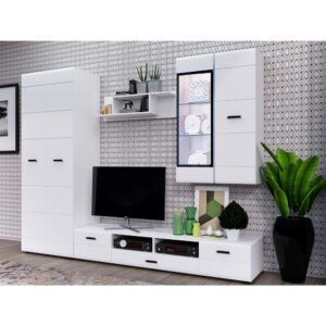 LIVING NENSI 2 ALB LUCIOS 280x52x217CM
