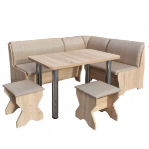 SET COLTAR BUCATARIE TUNIS ,CU MASA SI 2 TABURETI, SONOMA