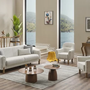 Set canapele extensibile și fotolii Gold 3+1+1