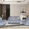 Set canapea cu 2 fotolii, sistem recliner manual Amber