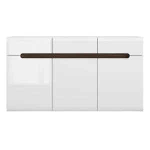 Comodă Living Azteca KOM3D3S cu 3 Sertare și 3 Uși