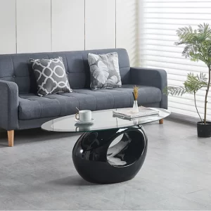 Masuta Cafea cu Blat de Sticla KJCT005