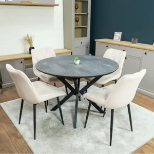 Set Masă Living Extensibilă Dobok cu Scaune KJC0357