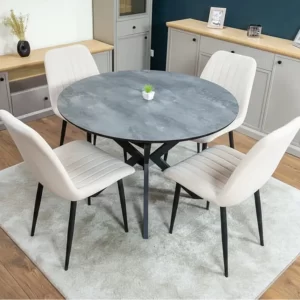 Set Masă Living Extensibilă Dobok cu Scaune KJC176