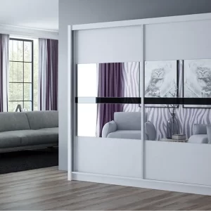 Dulap Batumi Uși Glisante cu Oglindă