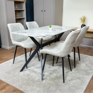 Alternative view of Set Masă Living cu 4 Scaune KJD6317