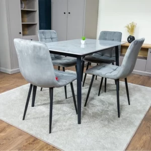 Alternative view of Set Masă Living cu 4 Scaune KJD6314