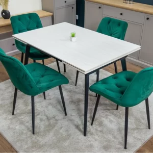 Set Masă Living Extensibilă DTM0101CS cu Scaune KJC0357