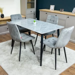 Set Masă Living cu 4 Scaune KJD6314