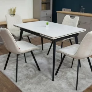 Set Masă Living Extensibilă DTM0101CS cu Scaune KJC0358
