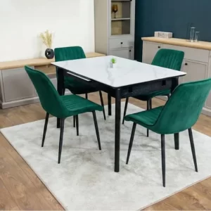 Set Masă Living Extensibilă KJT4711 cu Scaune KJC176