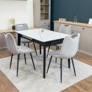 Set Masă Living Extensibilă KJT4711 cu Scaune KJC0358